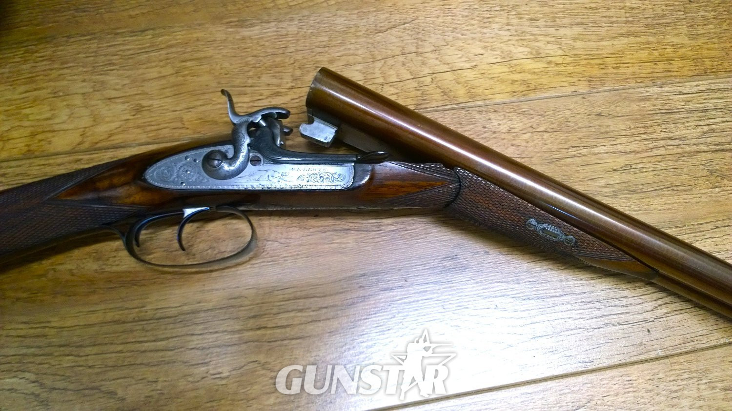 {CATEGORY} - G. E. Lewis SXS Hammer Side By Side 12 Bore/gauge
