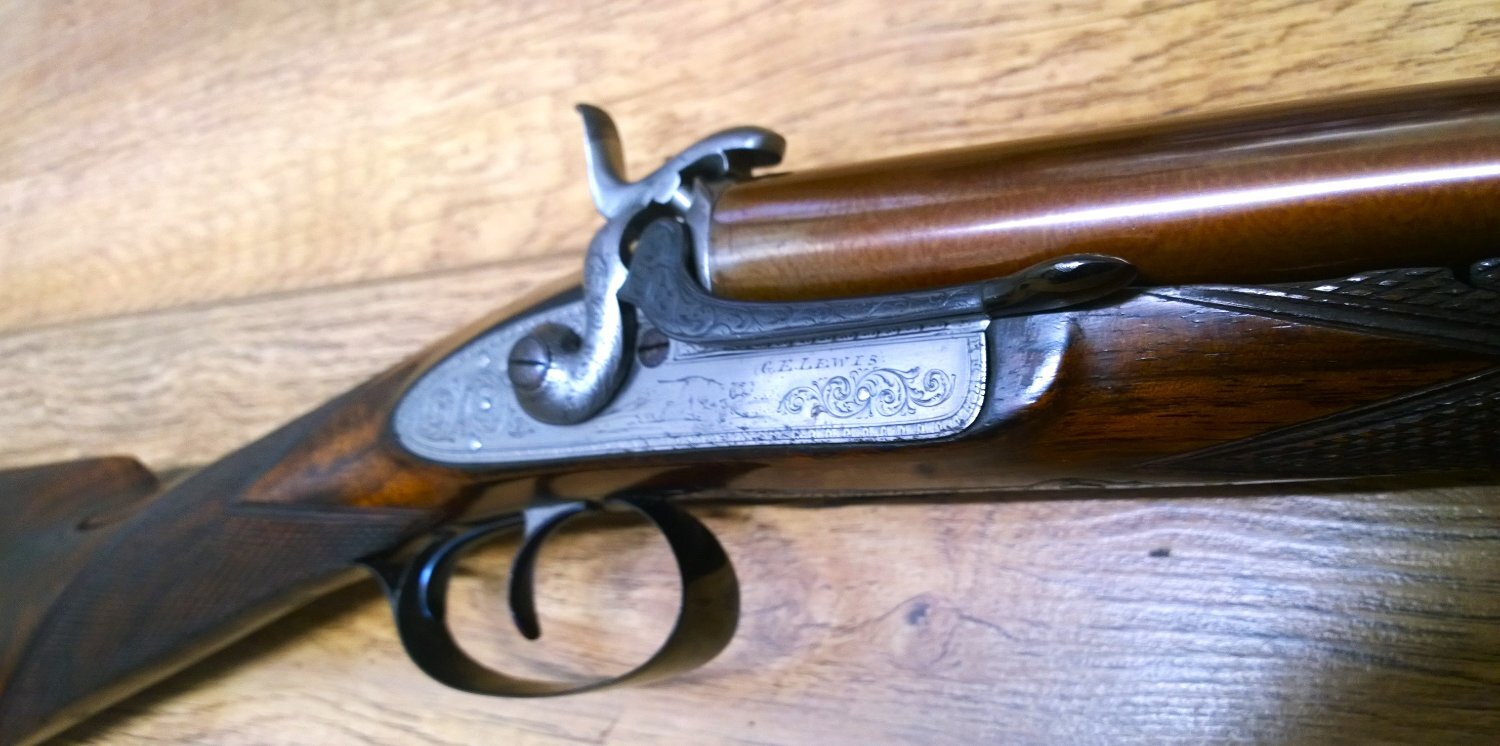 G. E. Lewis SXS Hammer Side By Side 12 Bore/gauge