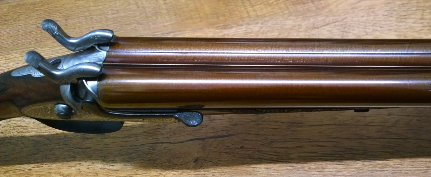 G. E. Lewis SXS Hammer Side By Side 12 Bore/gauge - {CATEGORY} in 