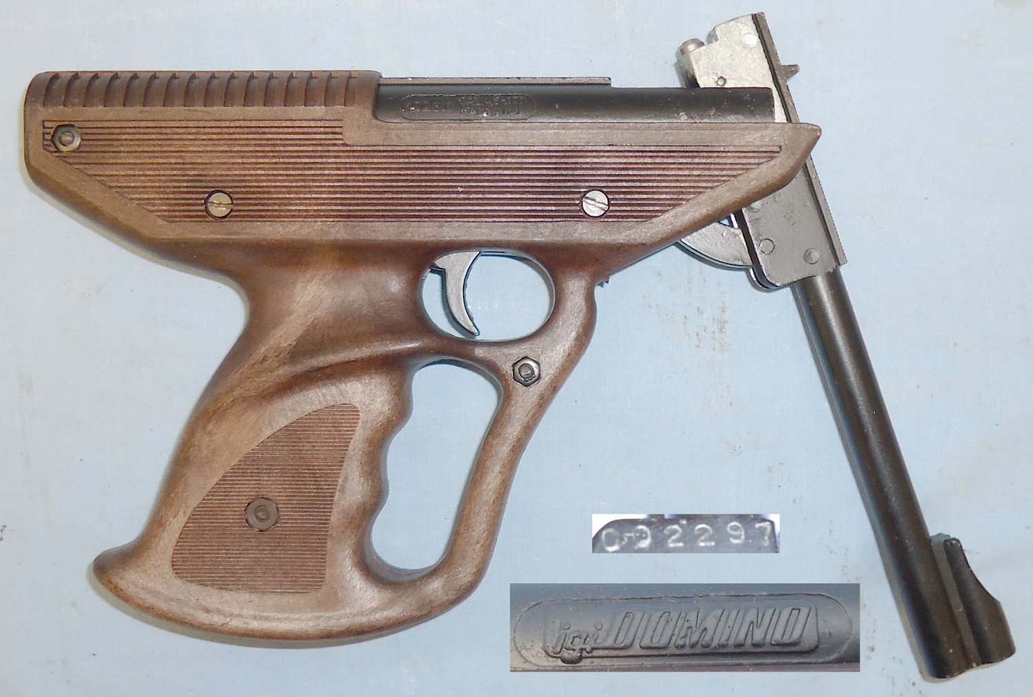  Rare* C1980 Boxed Italian Igi Domino Model 207 Air Pistol. 5409:6 Rare* C1980 Boxed Italian Igi Domino Model 207 Air Pistol. 5409:6 .177