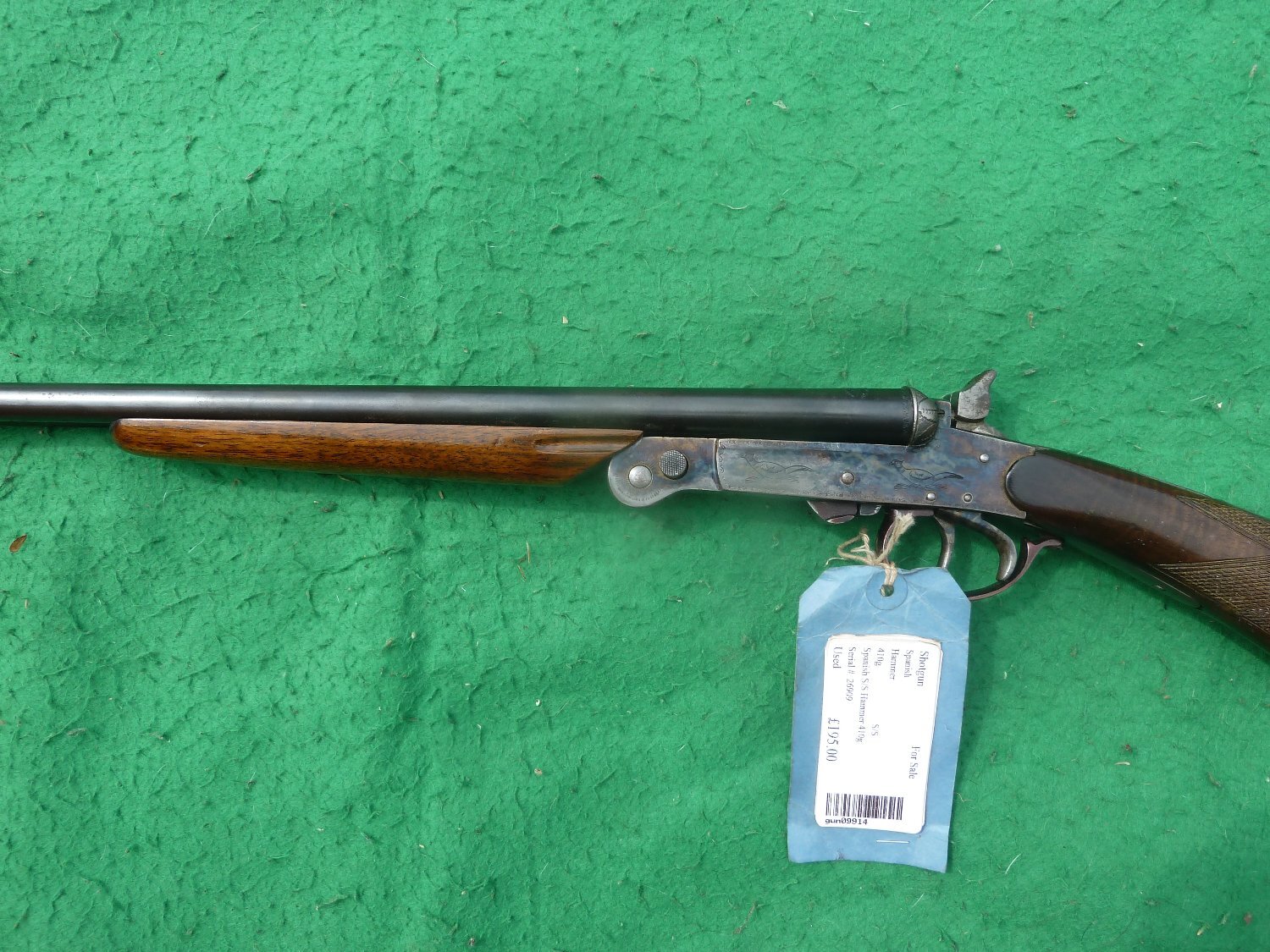  Spanish S/S Hammer Side By Side .410 Bore/gauge
