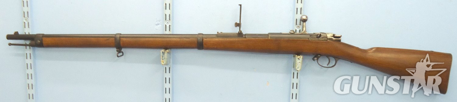 Imperial German, Spandau Arsenal, 1886 Dated, 11mm Mauser (11 x 60R) M1871/84, 8 Shot Tube Magazine Obsolete Calibre Rifle. Sn 23443 Imperial German, Spandau Arsenal, 1886 Dated, 11mm Mauser (11 x 60R) M1871/84, 8 Shot Tube Magazine Obsolete Calibre Rifle. Sn 23443 Bolt Action Obsolete Rifle - {CATEGORY}