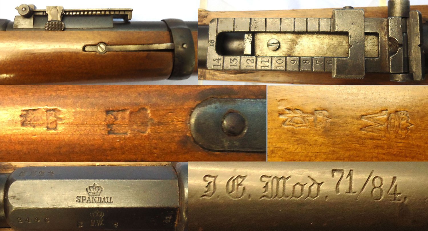  Imperial German, Spandau Arsenal, 1886 Dated, 11mm Mauser (11 x 60R) M1871/84, 8 Shot Tube Magazine Obsolete Calibre Rifle. Sn 23443 Imperial German, Spandau Arsenal, 1886 Dated, 11mm Mauser (11 x 60R) M1871/84, 8 Shot Tube Magazine Obsolete Calibre Rifle. Sn 23443 Bolt Action Obsolete Rifle