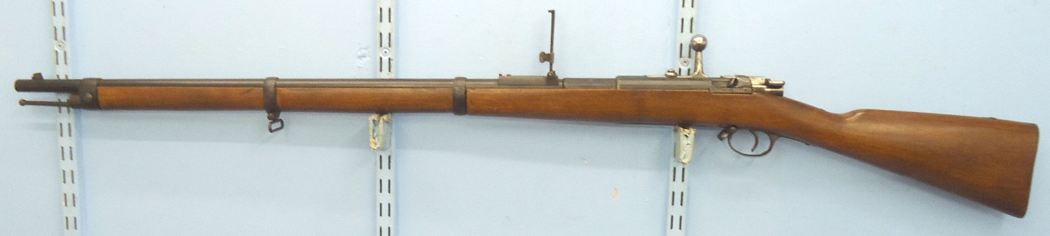 Imperial German, Spandau Arsenal, 1886 Dated, 11mm Mauser (11 x 60R) M1871/84, 8 Shot Tube Magazine Obsolete Calibre Rifle. Sn 23443 Imperial German, Spandau Arsenal, 1886 Dated, 11mm Mauser (11 x 60R) M1871/84, 8 Shot Tube Magazine Obsolete Calibre Rifle. Sn 23443 Bolt Action Obsolete Rifle - {CATEGORY}