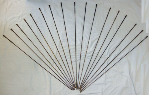Steel Cleaning Rods For The British Martini Henry Service Rifles Steel Cleaning Rods For The British Martini Henry Service Rifles Single Shot .45 Rifle