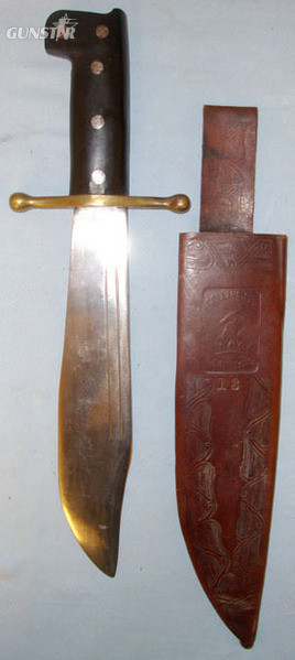 Collins & Co, Crown & hammer trademark, Legitimus Made In USA No.18 Knive in 