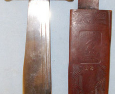 Collins & Co, Crown & hammer trademark, Legitimus Made In USA No.18 Knive