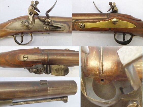  Raper (Leeds) British Officers Musket Bore, Model 1799 Eliott Yeomanry Flintlock Carbine by Raper of Leeds. Sn - 21879 Single Shot .75 Cal Muzzleloader Rifle