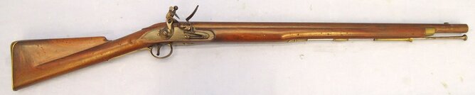 Raper (Leeds) British Officers Musket Bore, Model 1799 Eliott Yeomanry Flintlock Carbine by Raper of Leeds. Sn - 21879 Single Shot .75 Cal Muzzleloader Rifle - {CATEGORY} in 