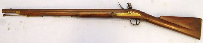 Raper (Leeds) British Officers Musket Bore, Model 1799 Eliott Yeomanry Flintlock Carbine by Raper of Leeds. Sn - 21879 Single Shot .75 Cal Muzzleloader Rifle - {CATEGORY}