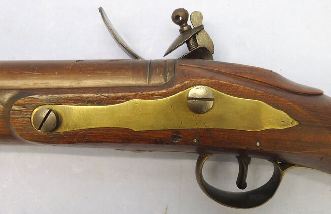 {CATEGORY} - Raper (Leeds) British Officers Musket Bore, Model 1799 Eliott Yeomanry Flintlock Carbine by Raper of Leeds. Sn - 21879 Single Shot .75 Cal Muzzleloader Rifle in 