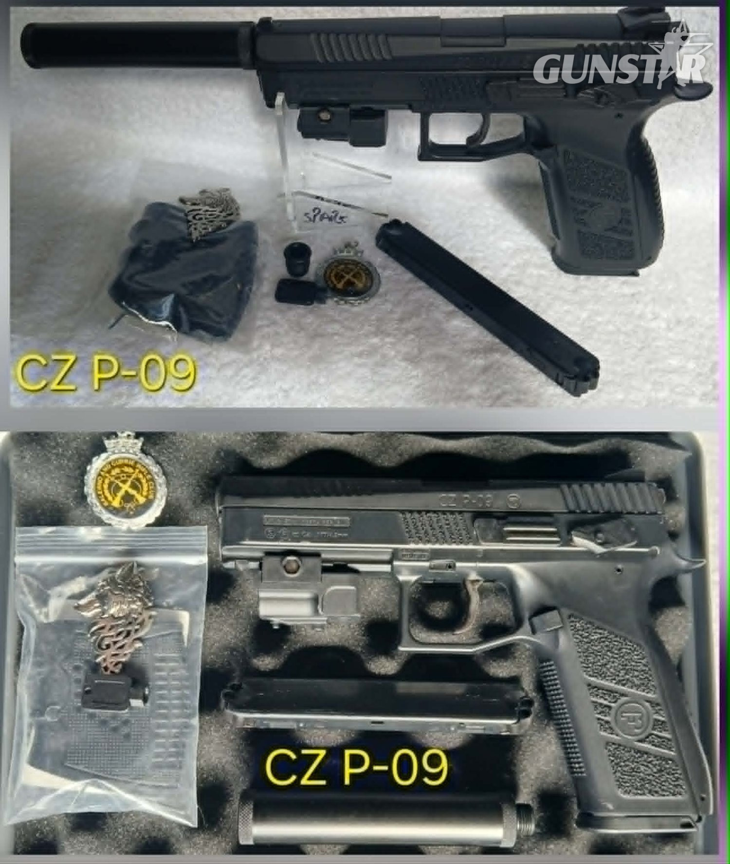 CZ P-09 Hi-Power .177 Semi Auto in 