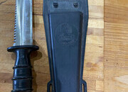 John Nowill & Sons Ltd Royal Navy divers knife with sheath Knive