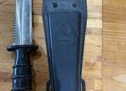 John Nowill & Sons Ltd Royal Navy divers knife with sheath Knive