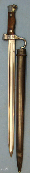 French Mannlicher Berthier M1892 Bayonet & Scabbard Bayonet in 