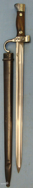 French Mannlicher Berthier M1892 Bayonet & Scabbard Bayonet