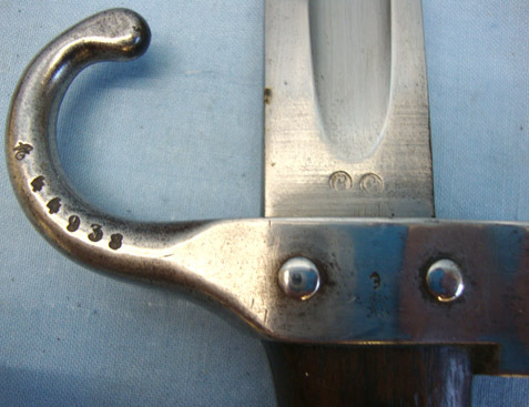  French Mannlicher Berthier M1892 Bayonet & Scabbard Bayonet