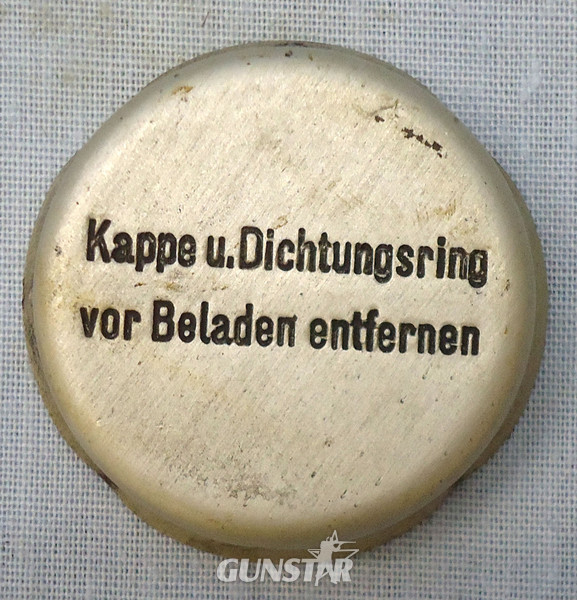 {CATEGORY} - INERT DEACTIVATED, WW2, 1940 Dated German No 28B2 Bomb Fuse And Bakelite Transit Container. - O 1795 INERT DEACTIVATED, WW2, 1940 Dated German No 28B2 Bomb Fuse And Bakelite Transit Container. - O 1795  Other Ammunition