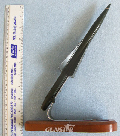 Desk Top Prototype of a Rapier Missile ET316, Mounted on a Teak Plinth With Bras Desk Top Prototype of a Rapier Missile ET316, Mounted on a Teak Plinth With Bras Other Accessory in 