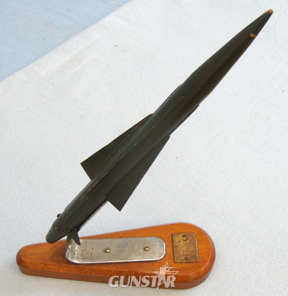 Desk Top Prototype of a Rapier Missile ET316, Mounted on a Teak Plinth With Bras Desk Top Prototype of a Rapier Missile ET316, Mounted on a Teak Plinth With Bras Other Accessory