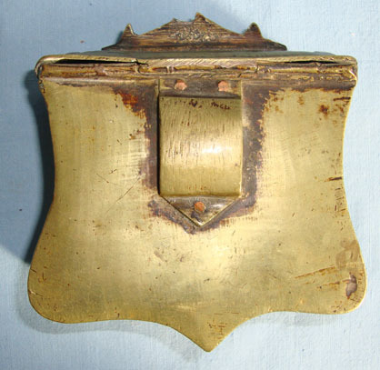 Ottoman Empire Palaskas Brass Cartridge Box The Hinged Lid & Attachment For Belt Palaskas Brass Cartridge Box The Hinged Lid & Attachment For Belt. Antique & Militaria