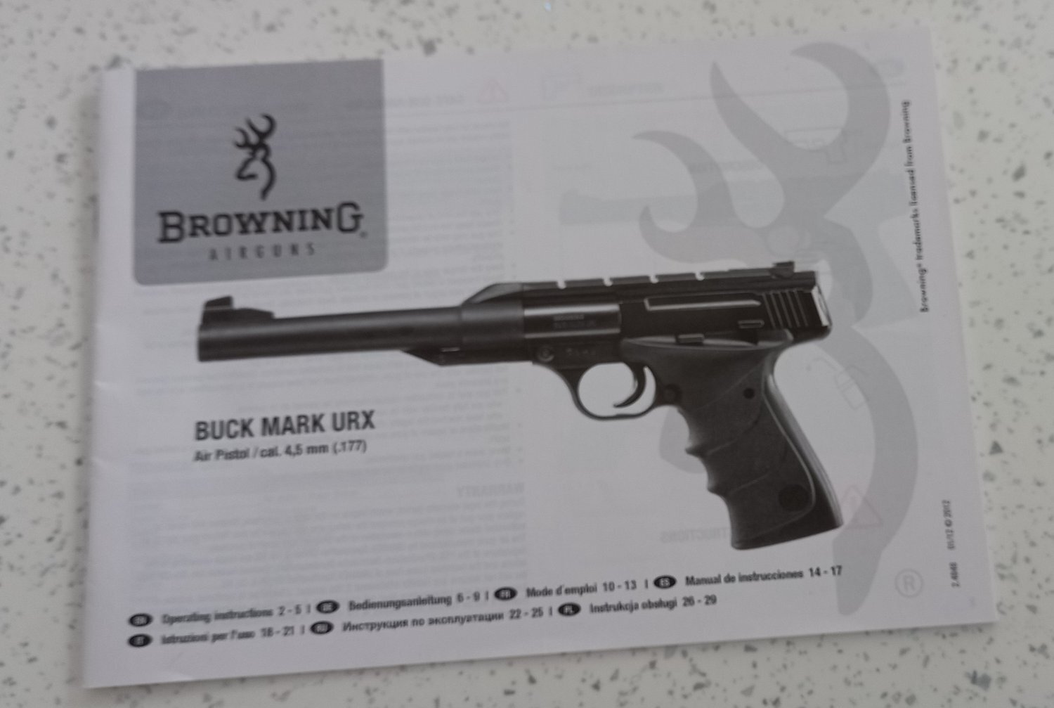  Umarex Browning Buck Mark URX .177