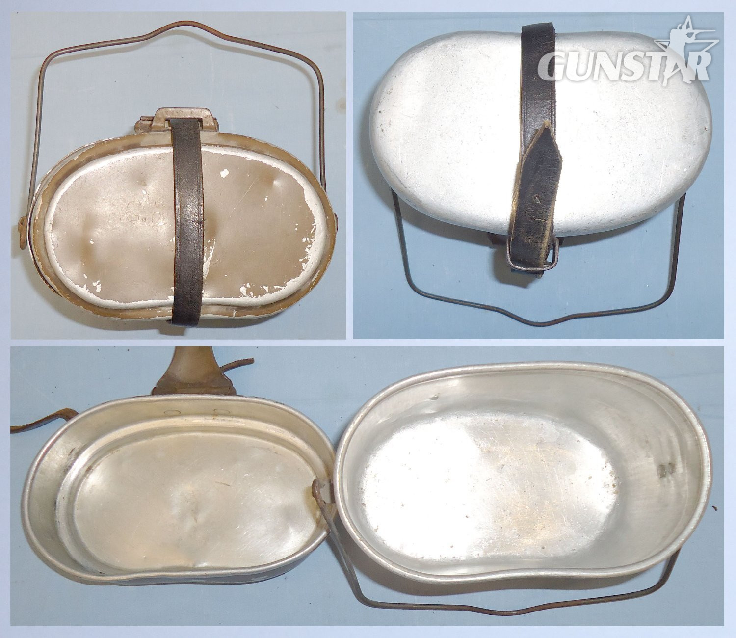  Rare* WWII M31 German Messkit by Manufacturer Eduard Sommerfield Berlin (ESB 44). MISC 1022. Rare* WWII M31 German Messkit by Manufacturer Eduard Sommerfield Berlin (ESB 44). MISC 1022.  Antique & Militaria