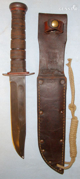 PAL Blade & Tool Company Plattsburg New York U.S. Navy MK 2 Fighting Knife By PAL (PAL Blade & Tool Company Plattsburg New Yo in 