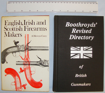 A Set of Two Books : English, Irish & Scottish Firearms Makers by ‘A.Merwyn Carey’ and Boothroyds Revised Directory of British Gunmakers by ‘Geoffrey & Susan Boothroyd’. BO 416 A Set of Two Books : English, Irish & Scottish Firearms Makers by ‘A.Merwyn Carey’ and Boothroyds Revised Directory of British Gunmakers by ‘Geoffrey & Susan Boothroyd’. BO 416 Other Accessory