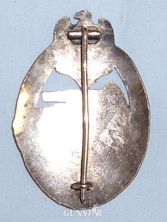  Nazi German Bronze Tank Battle Badge (Solid back). N 185. Nazi German Bronze Tank Battle Badge (Solid back). N 185. Antique & Militaria