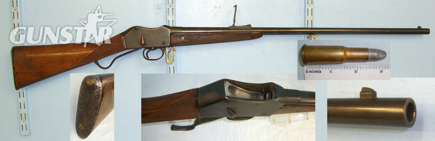 Victorian British Birmingham Proofed Martini Action .577 x.450 Obsolete Calibre Big Game Cape / Sporting Rifle With WD Marked Rear Sight & Some MK 1 Martini Henry Features & 1 Inert Deactivated Round. Sn 23636 martini Single Shot .577/450 Martini-Henry Rifle in 