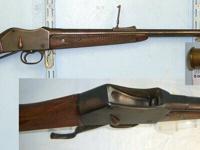 Victorian British Birmingham Proofed Martini Action .577 x.450 Obsolete Calibre Big Game Cape / Sporting Rifle With WD Marked Rear Sight & Some MK 1 Martini Henry Features & 1 Inert Deactivated Round. Sn 23636 martini Single Shot .577/450 Martini-Henry Rifle