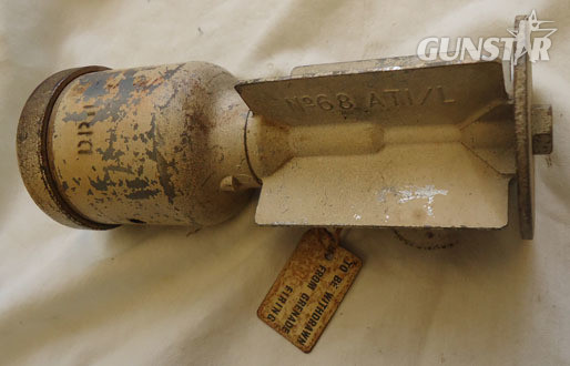 INERT DEACTIVATED, WW2 1942 Dated British No.68 AT (Anti Tank) DRILL Grenade INERT DEACTIVATED, WW2 1942 Dated British No.68 AT (Anti Tank) DRILL Grenade Antique & Militaria