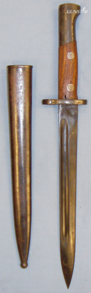  Scarce* Yugoslavian M1924 Bayonet and Matching Number Scabbard. BAYO 290 Bayonet