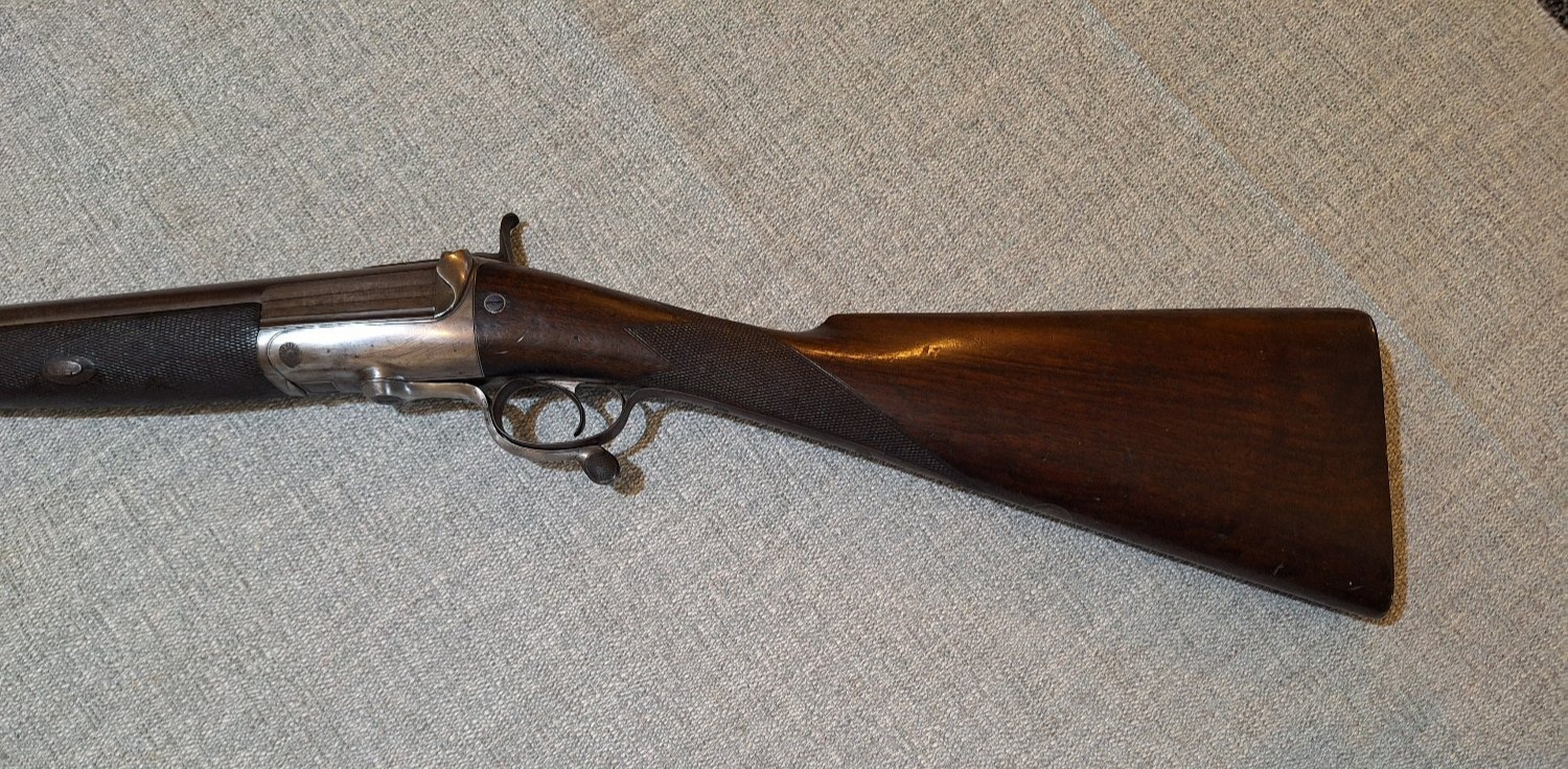 {CATEGORY} - Cogswell & Harrison 8 Bore Pinfire Single Barrel 8 Bore/gauge in 