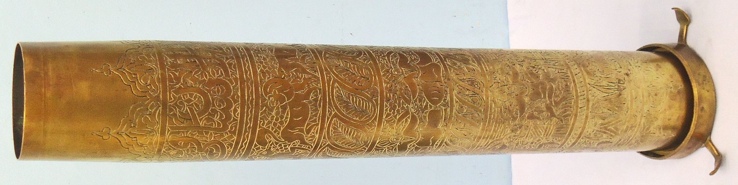 DEACTIVATED INERT. Iraqi War Bring Back by Fast Jet Pilot, Modern Trench Art Soviet Made 85mm Anti Aircraft Gun (80x629R) Cartridge Case. Sn - 22906 DEACTIVATED INERT. Iraqi War Bring Back by Fast Jet Pilot, Modern Trench Art Soviet Made 85mm Anti Aircraft Gun (80x629R) Cartridge Case. Sn - 22906 Antique & Militaria - {CATEGORY}