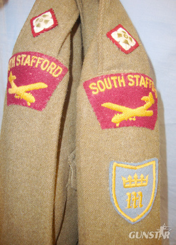  British 2nd Lieutenant\'s, 1949 Pattern South Staffordshire Glider Troops Battledress By Bloom Manchester. U 359. British 2nd Lieutenant\'s, 1949 Pattern South Staffordshire Glider Troops Battledress By Bloom Manchester. U 359. Clothing