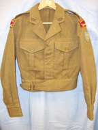 British 2nd Lieutenant\'s, 1949 Pattern South Staffordshire Glider Troops Battledress By Bloom Manchester. U 359. British 2nd Lieutenant\'s, 1949 Pattern South Staffordshire Glider Troops Battledress By Bloom Manchester. U 359. Clothing