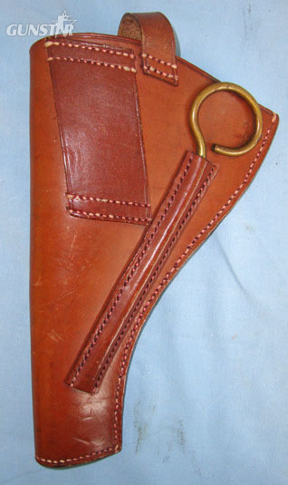 British WD Brown Leather Open Top Holster For Webley .455 Service Revolvers For Machine Gun Crews British WD Brown Leather Open Top Holster For Webley .455 Serv Care & Storage