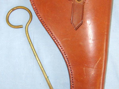 British WD Brown Leather Open Top Holster For Webley .455 Service Revolvers For Machine Gun Crews British WD Brown Leather Open Top Holster For Webley .455 Serv Care & Storage