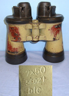WW2, Nazi German Kriegsmarine Armoured, U-Boat Turret, \'U-Bootglas\' 7x 50 Binoculars By Carl Zeiss, Jena (blc). Sn 18685  Sight & Optic