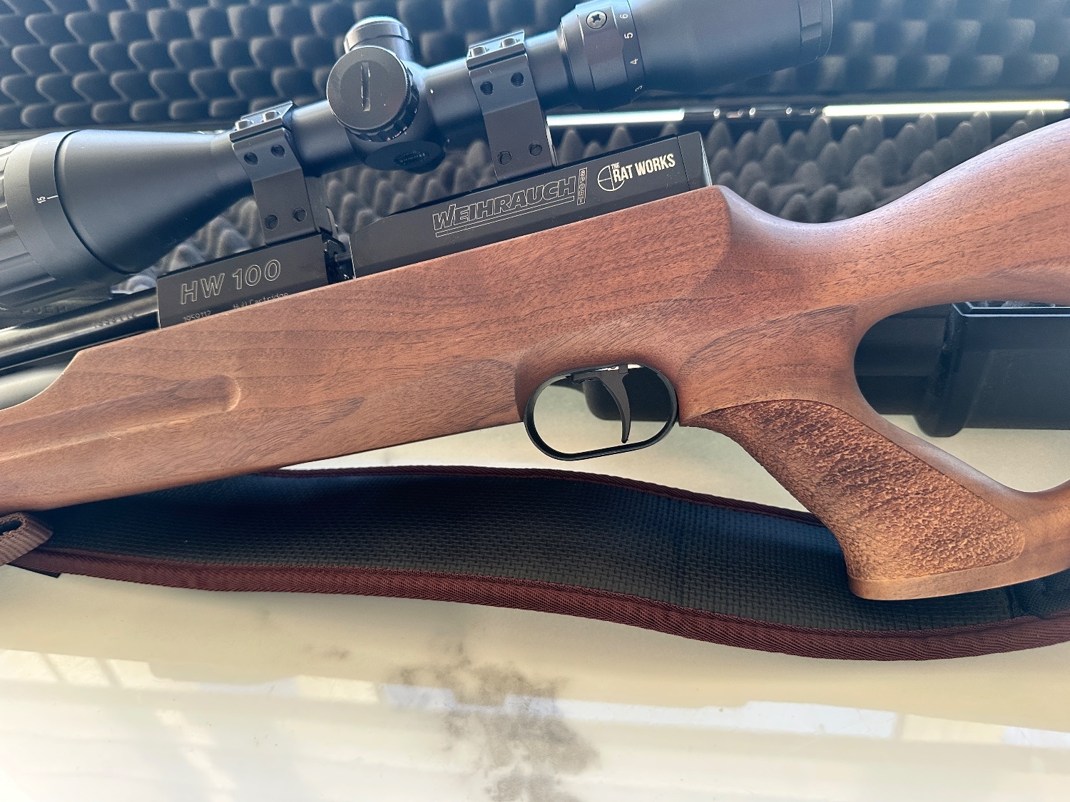  Weihrauch HW100 KT Ratwork tuned! Lever Action .177 Rifle