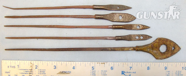 RARE, ORIGINAL, COLLECTION OF 5 ANCIENT Late Momoyama / Early Edo Period Japanes Other Blade