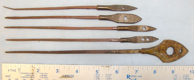 RARE, ORIGINAL, COLLECTION OF 5 ANCIENT Late Momoyama / Early Edo Period Japanes Other Blade