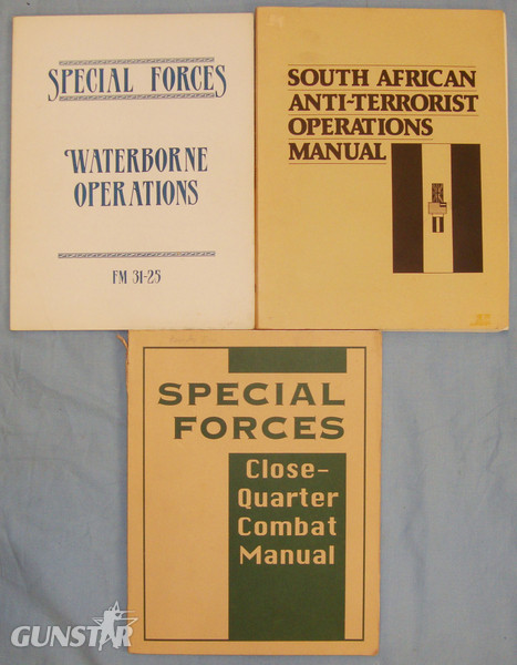 A Set of Three Restricted Issue Volumes on Special Forces and South African Anti-Terrorist Operations. BO 382. A Set of Three Restricted Issue Volumes on Special Forces and South African Anti-Terrorist Operations. BO 382. Other Accessory in 