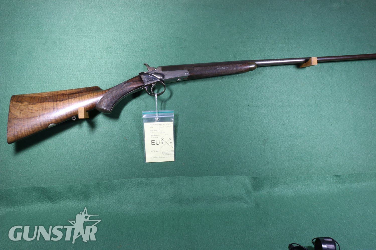 Belgium English Game Sidelock Single Barrel .410 Bore/gauge