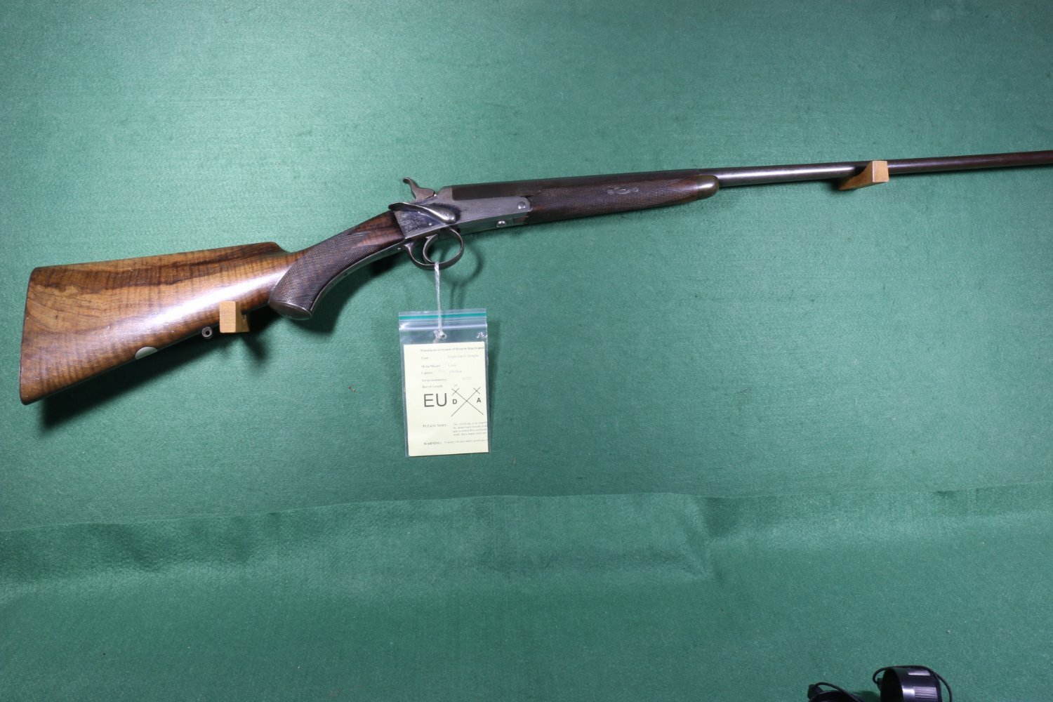 Belgium English Game Sidelock Single Barrel .410 Bore/gauge
