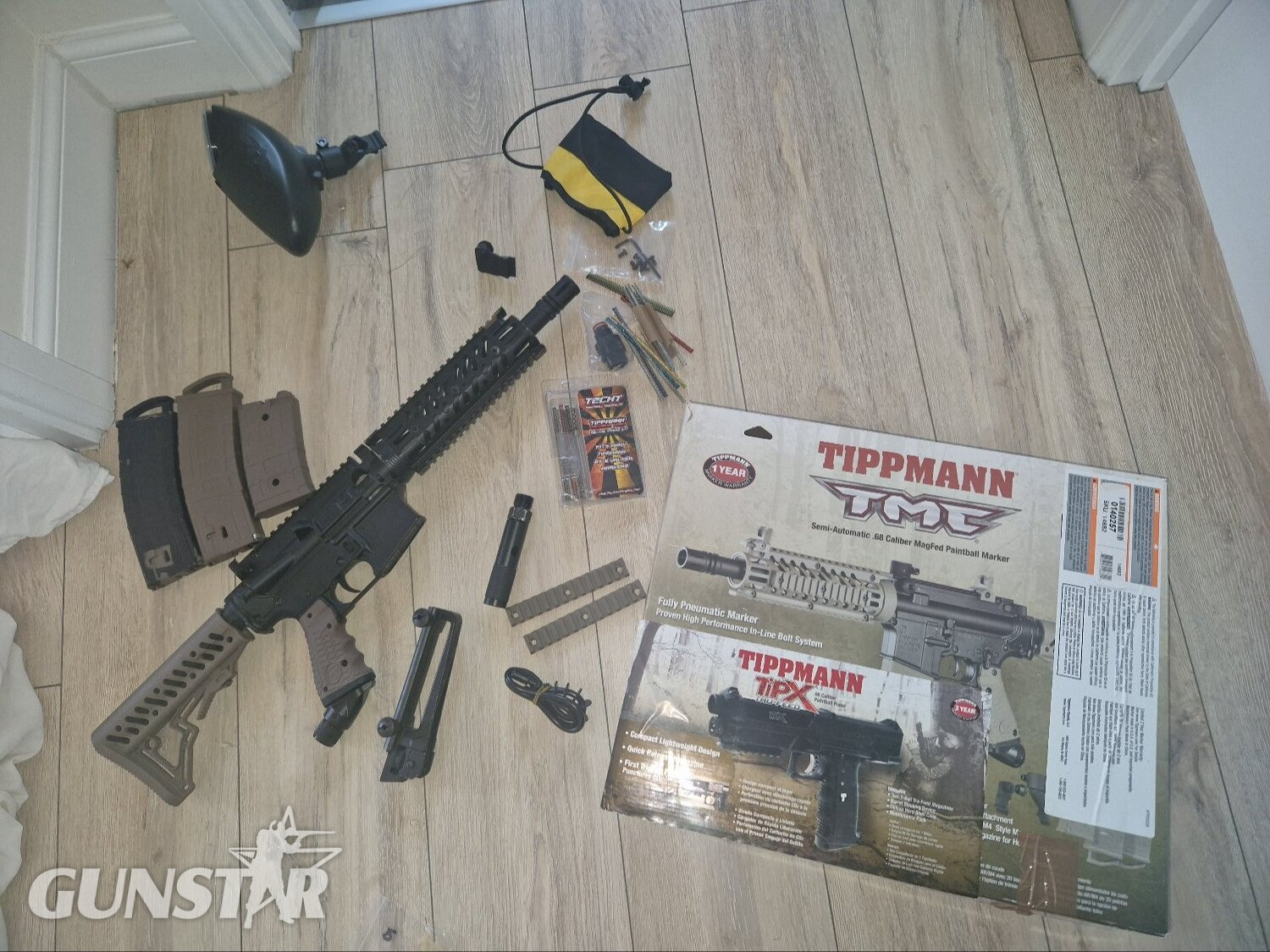 Tippmann tmc with carryhandle and extras .68 Paintball Markers Paintball Gun