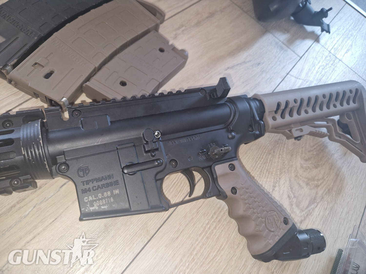 Tippmann tmc with carryhandle and extras .68 Paintball Markers Paintball Gun - {CATEGORY} in 