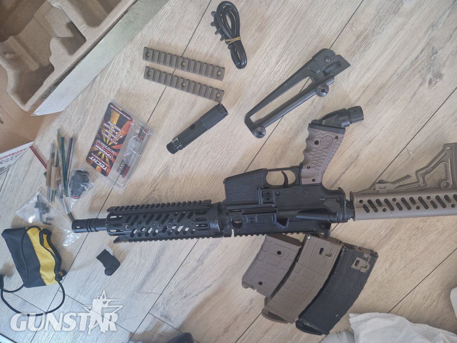 Tippmann tmc with carryhandle and extras .68 Paintball Markers Paintball Gun 